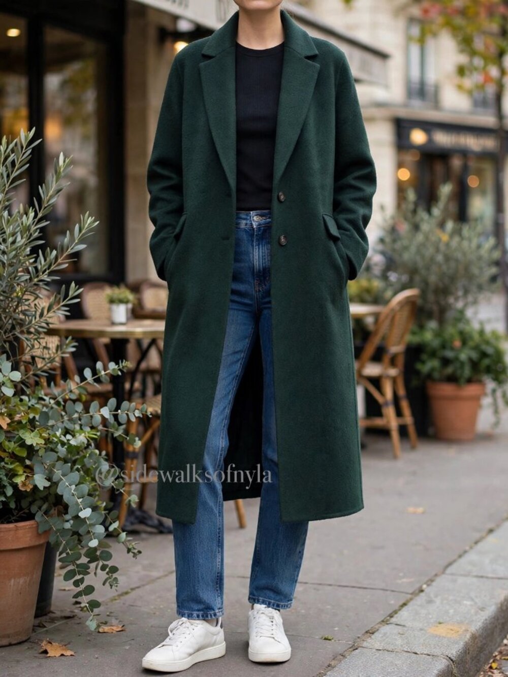 NEW! Vince Wool and Cashmere Blend Women's long coat green STUNNING xs/s $998